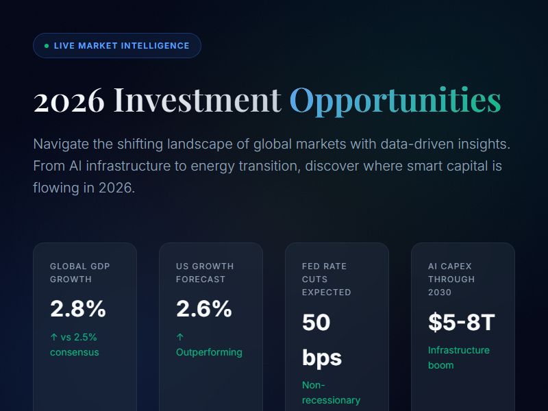 2026 Investment Opportunities | Market Outlook