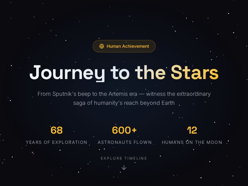 Journey to the Stars | Space Exploration Timeline
