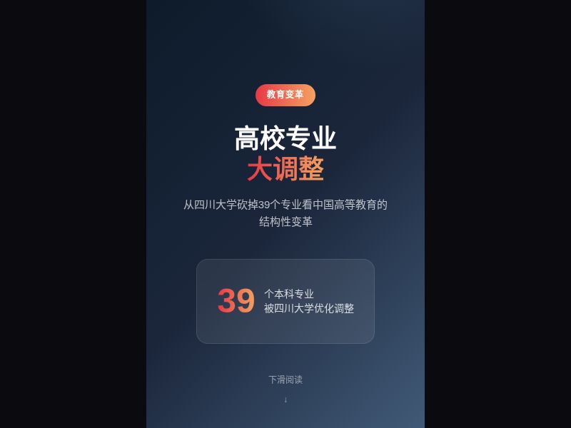高校专业大调整：一图读懂