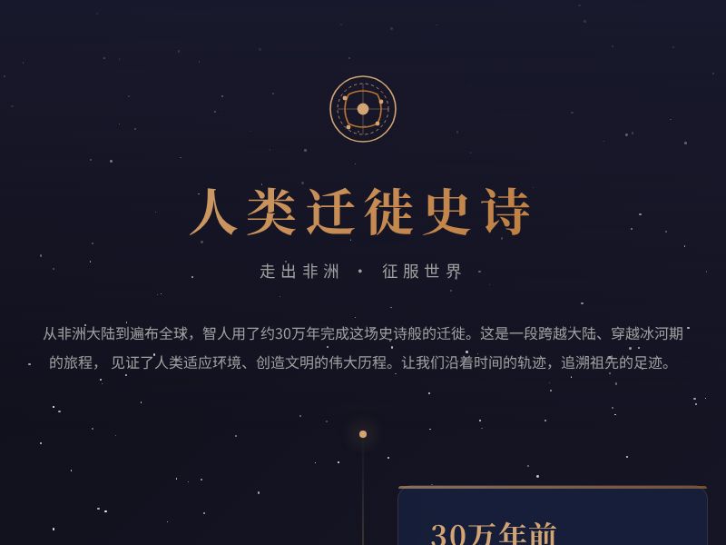 人类迁徙史诗 | 走出非洲